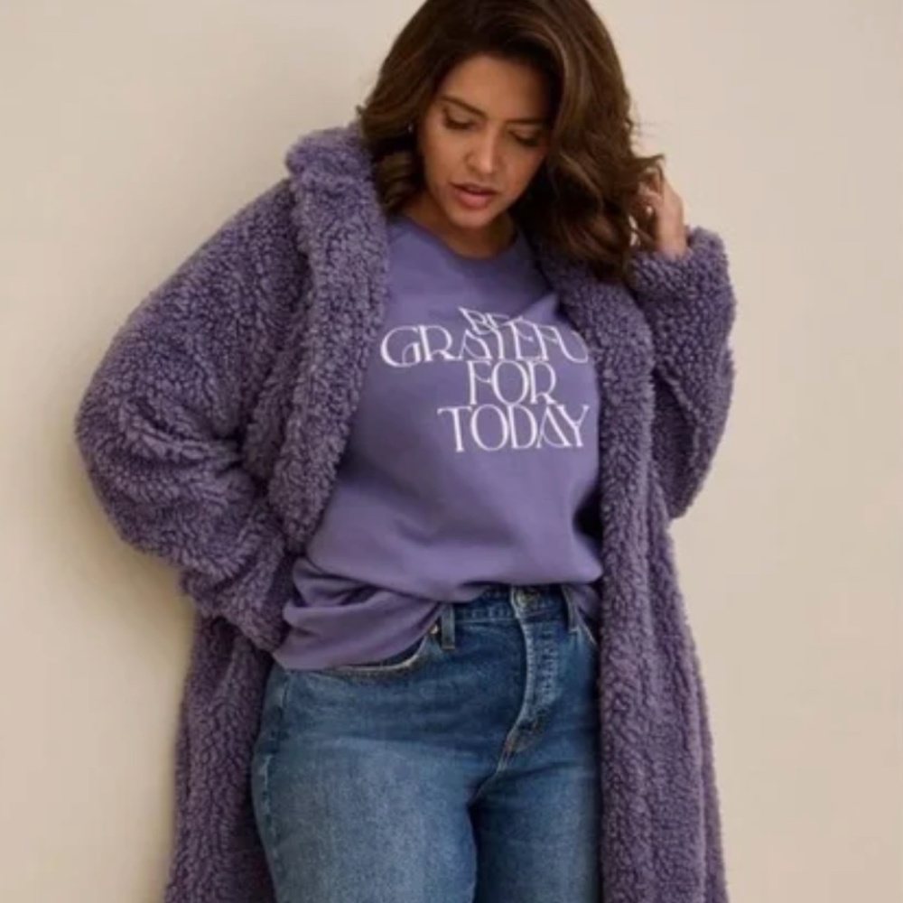 NWT Torrid Serpa Teddy Coat Size 3X